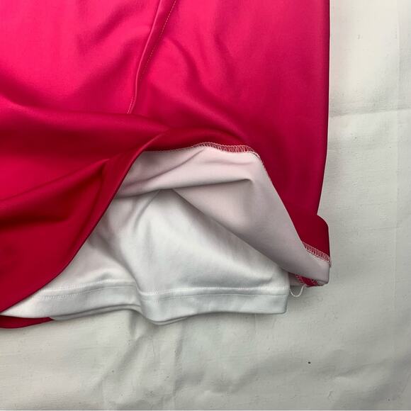 Calvin Klein women's 12 large white pink ombre dress business career work - Picture 10 of 13